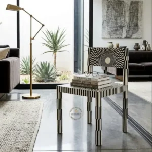 AD BONE INLAY STRIPES DESIGN CHAIR AD | BONE INLAY STRIPES DESIGN CHAIR